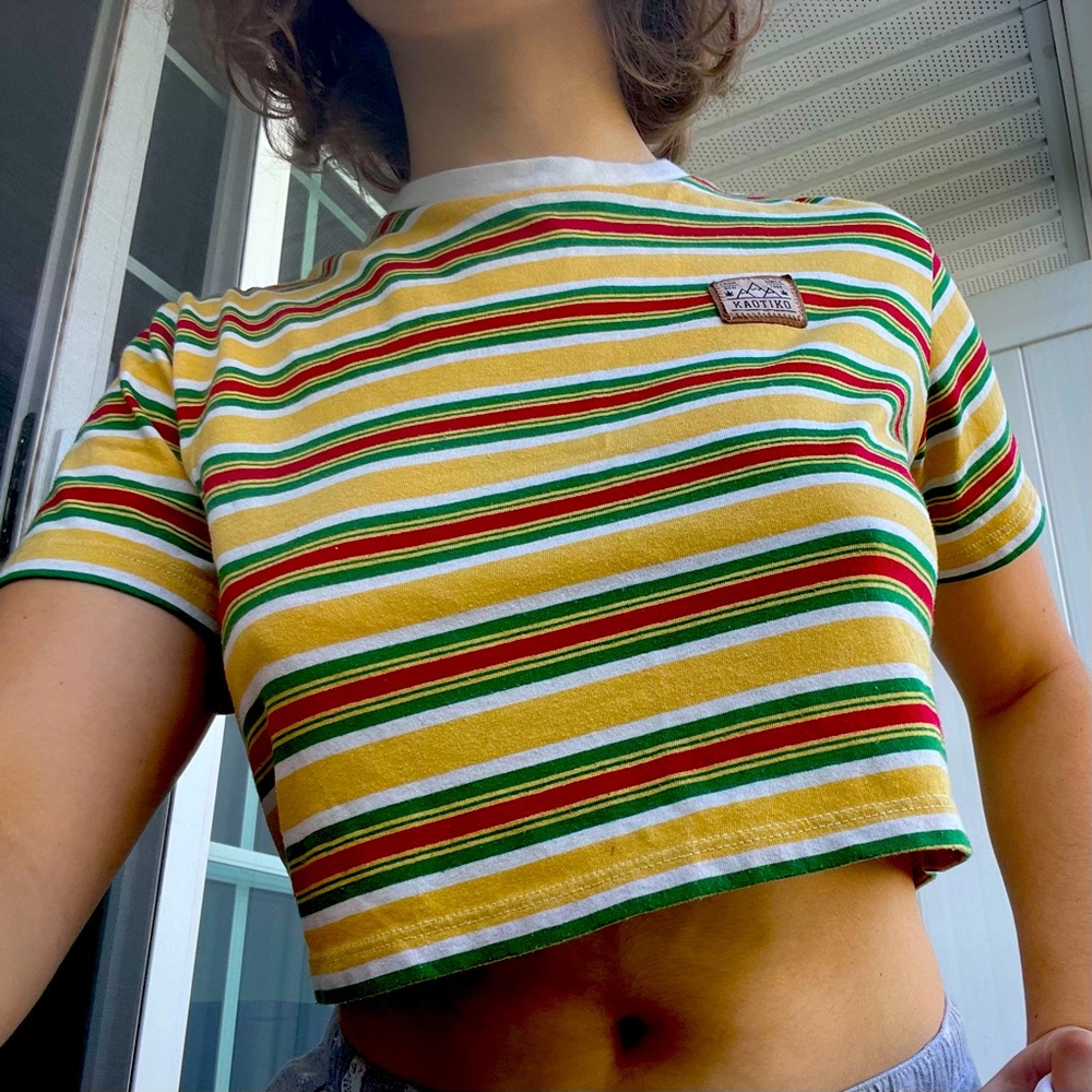 Kaotiko retro crop top